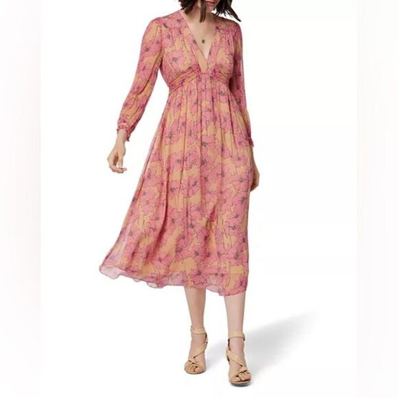 Joie
Kaz Floral Silk Midi Dress - Picture 1 of 5
